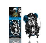 Auto gaisa atsvaidzinātājs AROMA DIA DE LOS MUERTOS Blue Diamond Girl