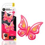 Auto gaisa atsvaidzinātājs AROMA FANCY SHAPES BUTTERFLY Cherry