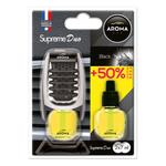 Auto gaisa atsvaidzinātājs AROMA SUPREME DUO Black