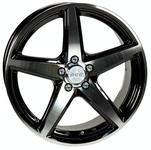 ACC Sport 5 Black Polished 74,1 17x7,5 5x120 Offset 35 