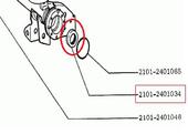 Blīvslēgs 30X45X8 VAZ 2101-07