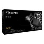 MERCATOR MOTO nitrila cimdi, melni, XL izmērs, 100 gab.