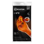 Mercator GoGrip nitrila cimdi, oranži, L izmērs, 4 gab.