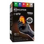 Mercator GoGrip ONE-BY-ONE nitrila cimdi, melni, L izmērs, 100 gab.